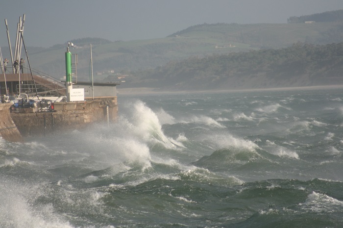 Oleaje en Santander