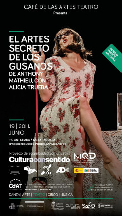 El Caf&eacute; de las Artes acoge el d&iacute;a 19 una representaci&oacute;n accesible para personas con discapacidad auditiva y visual