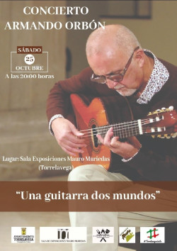 El guitarrista asturiano Armando Orb&oacute;n ofrecer&aacute; este s&aacute;bado un concierto gratuito en Torrelavega