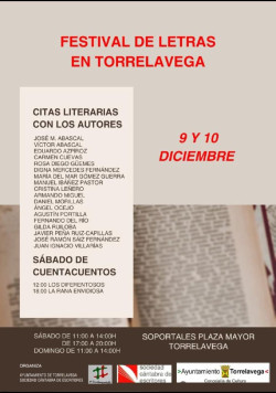 El I Festival de Letras llevar&aacute; a Torrelavega a autores, citas literarias y cuentacuentos este fin de semana