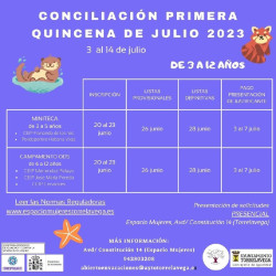 El programa de conciliaci&oacute;n de Torrelavega se desdobla por edades en la primera quincena de julio