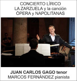El tenor Juan Carlos Gago protagonizar&aacute; el &uacute;ltimo concierto de 2022 del TMCE