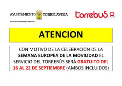 El Torrebus ser&aacute; gratis desde hoy con motivo de la Semana Europea de la Movilidad