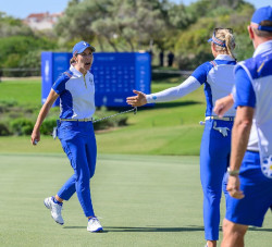 ( Europa y Estados Unidos, empatados a la traca de la Solheim Cup