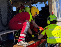  Evacuado en helic&oacute;ptero un hombre de 84 a&ntilde;os aquejado de un s&iacute;ncope en El Puntal