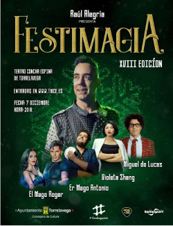 Festimagia vuelve a Torrelavega con Ra&uacute;l Alegr&iacute;a, el Mago Roger, Violeta Zheng y Er Mago Antonio
