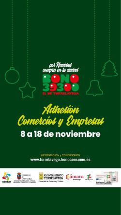 La 7&ordf; Campa&ntilde;a Bono 39300 del comercio de Torrelavega comienza este lunes