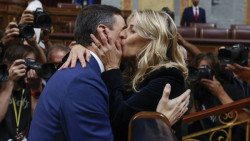 La comunista Yolanda D&iacute;az se queda sin fuelle.   Carlos Magdalena
