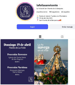 La Fol&iacute;a de San Vicente ya tiene p&aacute;gina oficial en redes sociales, a la que se sumar&aacute; la futura web