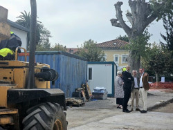 La mejora de la red de saneamiento en la Avenida Rocherfort Sur Mer de Torrelavega estar&aacute; finalizada en diciembre