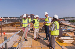 La obra de la Tecnoteca de Torrelavega est&aacute; ejecutada al 30% y finalizar&aacute; en torno a marzo