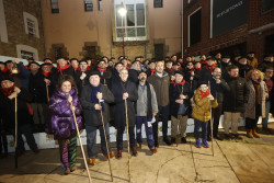 La Ronda Marcera de Torrelavega recorre el barrio Covadonga en la 34 edici&oacute;n de las marzas