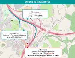 Las obras de la A-67 en Torrelavega obligar&aacute;n a cortar ma&ntilde;ana un carril de la A-8 en sentido Bilbao