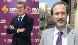 Los directores de Oncolog&iacute;a y Digestivo del HUMV, Rivera y Crespo, lanzan el mensaje de que las muertes por c&aacute;ncer de colon se pueden evitar.