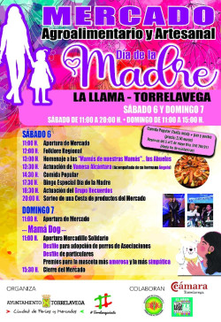 M&aacute;s de 40 puestos participan este fin de semana en el mercado `D&iacute;a de la Madre` de Torrelavega