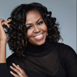 Michelle Obama es una so&ntilde;adora.       .&copy; Mariano Cabrero B&aacute;rcena