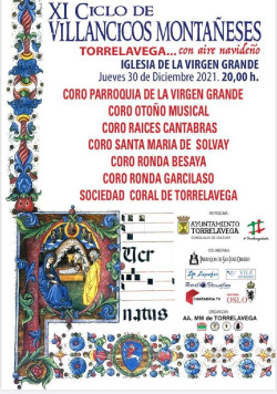 Torrelavega celebra esta tarde el XI Ciclo de Villancicos Monta&ntilde;eses