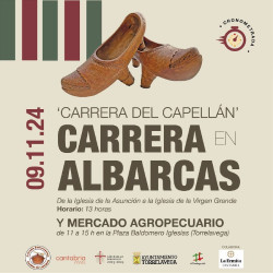 Torrelavega celebra hoy la `Carrera del Capell&aacute;n` en albarcas