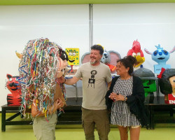 Torrelavega expone los cabezudos elaborados por los ni&ntilde;os del Taller Fran Querol