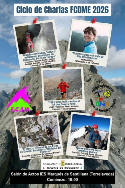 Torrelavega inicia el 29 de enero un nuevo ciclo de charlas sobre monta&ntilde;a y escalada