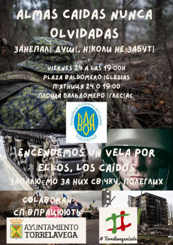 Torrelavega recordar&aacute; hoy al pueblo ucraniano con un homenaje en la Plaza Baldomero Iglesias